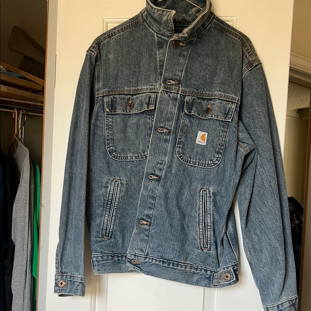 Carhartt Blue Denim Jacket- Men’s Small